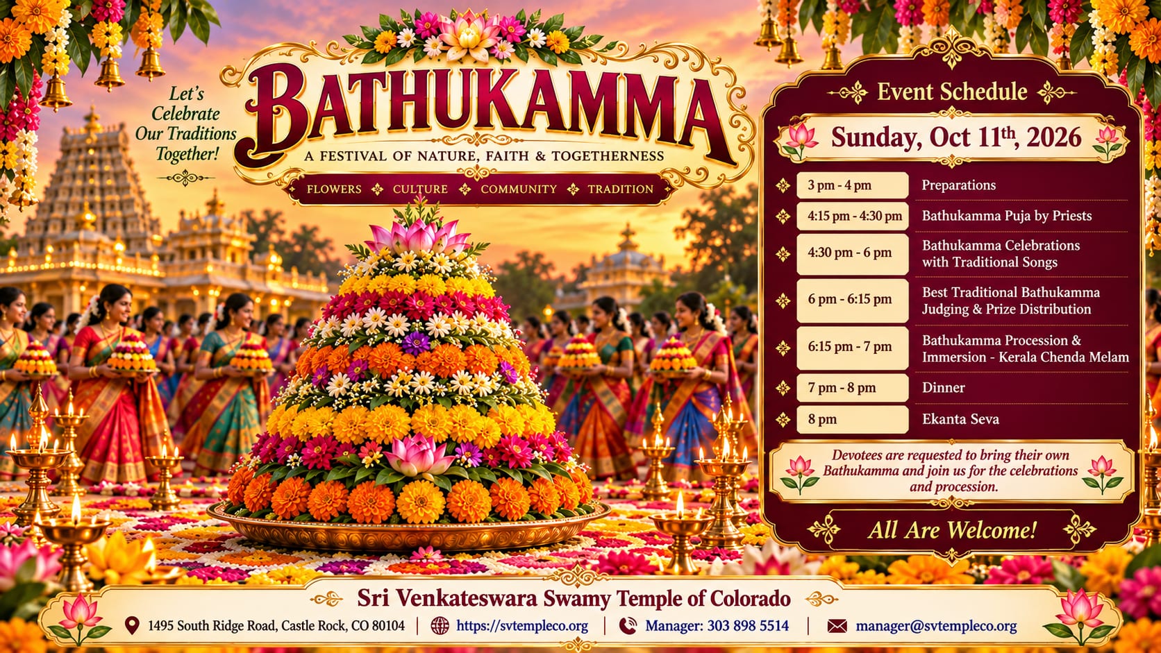 BATHUKAMMA CELEBRATIONS